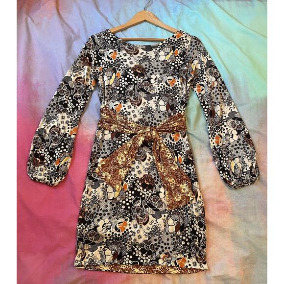 Missoni Dresses & Skirts - NWT Missoni 70s Style Silk Jersey Low Back Draped Long Sleeves Dress Sz 38 US 2